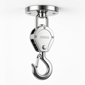 Homerio 360° Drehbarer Schaukelhaken (450KG Kapazität) - Edelstahl Deckenhalterung & Deckenhaken für Hängesessel, Hängematte, Slingtrainer, Boxsack & Yoga